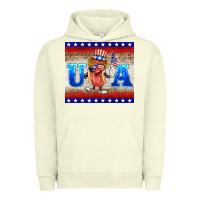 Pigment Pistachio usa hot dog Urban Hoodie - BarkalooDesign