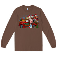 Chestnut christmas farm animals truck Long Sleeve Tee - RacoonDesign