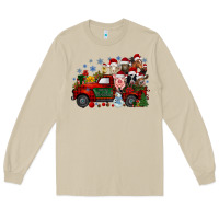 Mushroom christmas farm animals truck Long Sleeve Tee - RacoonDesign