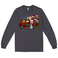 Smoke christmas farm animals truck Long Sleeve Tee - RacoonDesign
