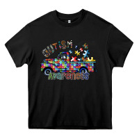 Black autism avareness Heavy Core Tee - SublimationCraftShop