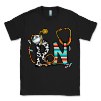 Black rn nurse Classic Tee - CowhideDigitalArt