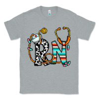 Heather Grey rn nurse Classic Tee - CowhideDigitalArt