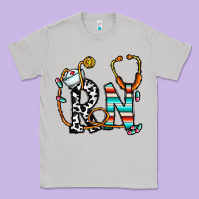 Rn Nurse Classic Tee Designed By Cowhidedigitalart