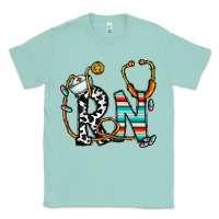 Seafoam rn nurse Classic Tee - CowhideDigitalArt