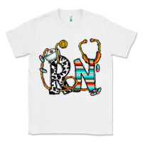 White rn nurse Classic Tee - CowhideDigitalArt