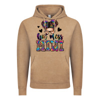 Vintage Coffee mess mini messy bun Vintage Hoodie - Zillion Design Studio