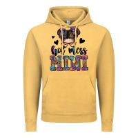 Vintage Mustard mess mini messy bun Vintage Hoodie - Zillion Design Studio
