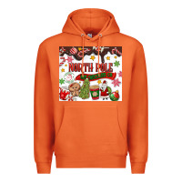Carrot North Pole Hot Chocolate christmas Premium Hoodie - MaliasSmallBusiness