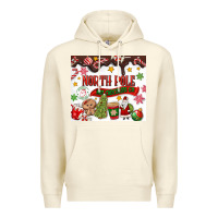 Sandshell North Pole Hot Chocolate christmas Premium Hoodie - MaliasSmallBusiness