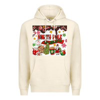 Tofu North Pole Hot Chocolate christmas Premium Hoodie - MaliasSmallBusiness