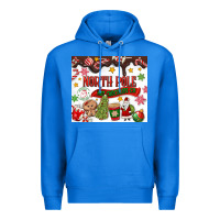 True Royal North Pole Hot Chocolate christmas Premium Hoodie - MaliasSmallBusiness