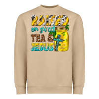 Mushroom raised on sweet tea and jesus Heavyweight Sweatshirt - texasbilliewilder