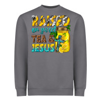 Storm raised on sweet tea and jesus Heavyweight Sweatshirt - texasbilliewilder