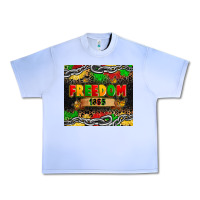 Grape Ice juneteenth freedom 1865 Urban Heavy Tee - Zillion Design Studio