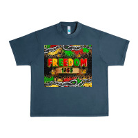 Midnight Navy juneteenth freedom 1865 Urban Heavy Tee - Zillion Design Studio