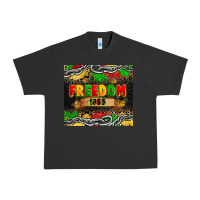 Pigment Black juneteenth freedom 1865 Urban Heavy Tee - Zillion Design Studio