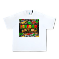 White juneteenth freedom 1865 Urban Heavy Tee - Zillion Design Studio