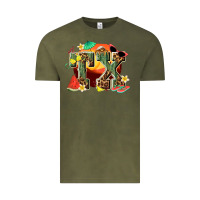 Vintage Olive summer tx Vintage Tee - texasbilliewilder