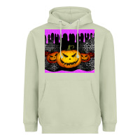 Matcha halloween jack o'lantern dripping glitter tumbler Heavyweight Hoodie - Jasminsmagicworld