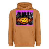 Halloween Jack O'lantern Dripping Glitter Tumbler Heavyweight Hoodie | Teevron