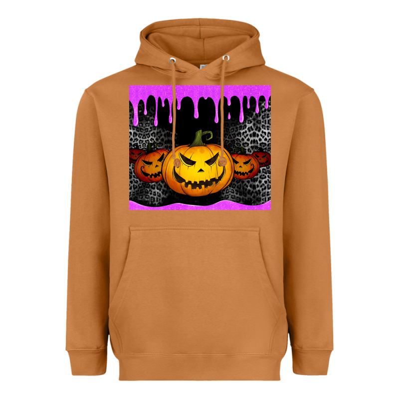 Halloween Jack O'lantern Dripping Glitter Tumbler Heavyweight Hoodie by Jasminsmagicworld | Teevron