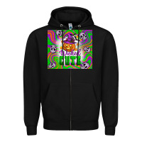 Black Wicked cute halloween Zipper Hoodie - Artiststas
