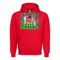 Red Wicked cute halloween Zipper Hoodie - Artiststas