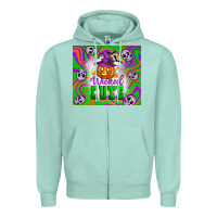 Seafoam Wicked cute halloween Zipper Hoodie - Artiststas