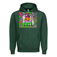 Sports Green Wicked cute halloween Zipper Hoodie - Artiststas