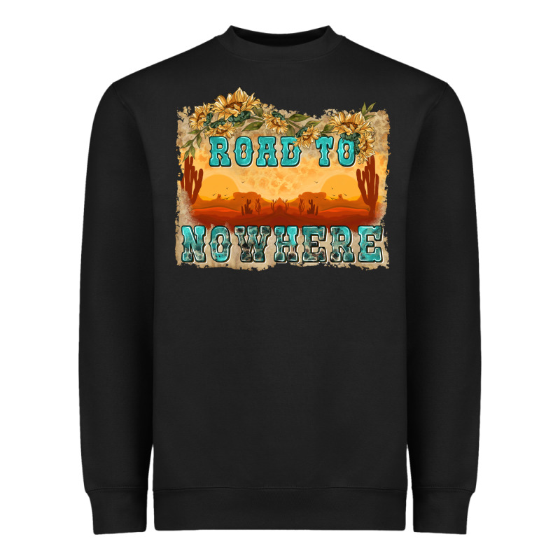 Road To Nowhere Tbw Heavyweight Sweatshirt by texasbilliewilder | Teevron