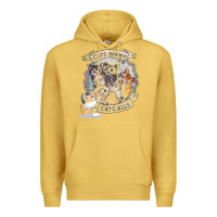 Antique Gold Cats Against Cat Calls Premium Hoodie - Bettercallsaul