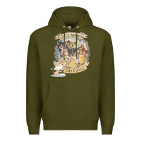 Army Green Cats Against Cat Calls Premium Hoodie - Bettercallsaul