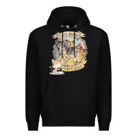 Black Cats Against Cat Calls Premium Hoodie - Bettercallsaul