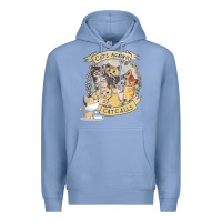 Colony Blue Cats Against Cat Calls Premium Hoodie - Bettercallsaul