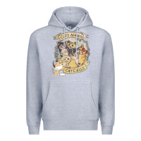 Heather Grey Cats Against Cat Calls Premium Hoodie - Bettercallsaul