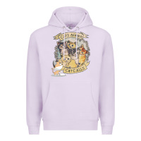 Lilac Cats Against Cat Calls Premium Hoodie - Bettercallsaul