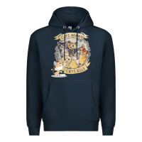 Navy Cats Against Cat Calls Premium Hoodie - Bettercallsaul