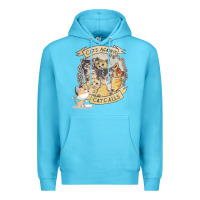 Ocean Blue Cats Against Cat Calls Premium Hoodie - Bettercallsaul