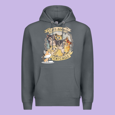 Cats Against Cat Calls Premium Hoodie Designed By Bettercallsaul