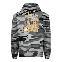 Slate Camo Cats Against Cat Calls Premium Hoodie - Bettercallsaul