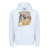White Cats Against Cat Calls Premium Hoodie - Bettercallsaul