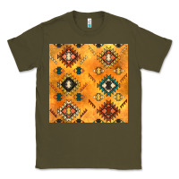 Army Green native american aztec seamless pattern 4 Classic Tee - BundleAndBundleShop