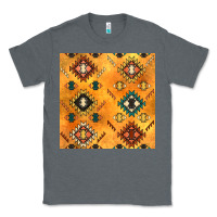 Charcoal Heather native american aztec seamless pattern 4 Classic Tee - BundleAndBundleShop