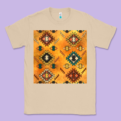 Native American Aztec Seamless Pattern 4 Classic Tee Designed By Bundleandbundleshop