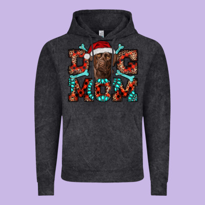 Christmas Labrador Dog Mom Vintage Hoodie Designed By Ranaportraitstore