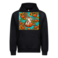 Black fall pumpkin lamb Urban Hoodie - Jasminsmagicworld
