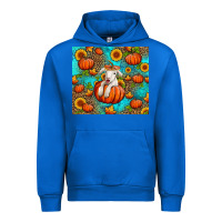 Cobalt fall pumpkin lamb Urban Hoodie - Jasminsmagicworld