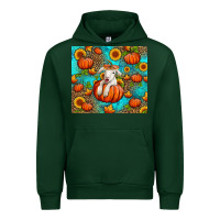 Foreset Green fall pumpkin lamb Urban Hoodie - Jasminsmagicworld