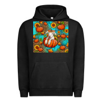 Pigment Black fall pumpkin lamb Urban Hoodie - Jasminsmagicworld